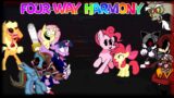 FOUR-WAY HARMONY | Four-Way Fracture but it's MLP | FNF Cover
