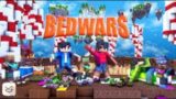First time playing minecraft  bedwars!!!