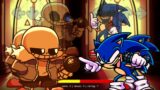 Friday Night Funkin: Sonic in Indie Cross: VS Sans