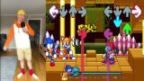 Friday Night Funkin Vs Classic Sonic and Tails In Real Life | Dancing Meme