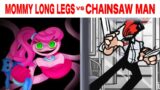 Friday Night Funkin' MOMMY LONGLEGS x CHAINSAW MAN VS SWORD (FNF Mod/Come and learn with Pibby)