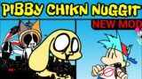 Friday Night Funkin' New VS Pibby Chikn Nuggit, Bunny & Ellsworld | Come Learn With Pibby x FNF Mod