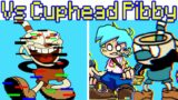 Friday Night Funkin' New Vs Corrupted Cuphead Pibby | Come and Learn with Pibby!