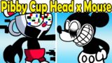 Friday Night Funkin' Pibby Cuphead V.S Mouse.AVI | Snake Eye (Come and learn with Pibby x FNF Mod)