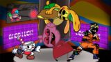 Friday Night Funkin' VS Bunzo Bunny | but Peppe Pig, Cuphead & Naruto swaps Boyfriend