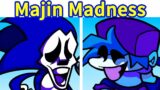 Friday Night Funkin': VS Majin Madness Sonic FULL WEEK + Secret Code [FNF Mod Sonic.EXE Creepypasta]