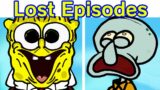 Friday Night Funkin' VS Spongebob Lost Episodes FULL WEEK + Squidward Red Mist/Crimson (FNF Mod)