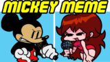 Friday Night Funkin' VS Suicidal Trouble (Mickey Mouse Meme) (FNF Mod)