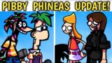 Friday Night Funkin' – Vs PIBBY PHINEAS [UPDATE] | Vs Pibby Phineas V2 | Phineas and Ferb X FNF