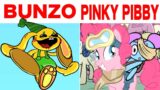 Friday Night Funkin' vs BUNNY BUNZO x PINKY PIBBY (FNF Mod/Come and learn with Pibby!)