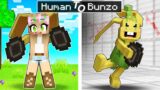 From HUMAN to BUNZO BUNNY in Minecraft