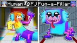 From HUMAN to PJ PUG-A-PILLAR in Minecraft!