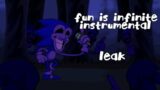 Fun is Infinite | Instrumental (Sonic.Exe Mod LEAK) Friday Night Funkin'
