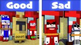Good Ending VS Sad Ending – Sonic And Tails Dancing Meme (Minecraft Animation) FNF
