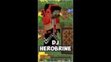 HEROBRINE became DJ in Minecraft #shorts