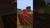 Herobrine Vs Angry Villager in Minecraft #shorts