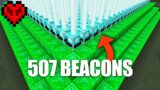 Hice +500 BEACONS en Minecraft Hardcore…