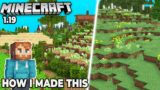 How I built a real WILD UPDATE Texturepack for Minecraft 1.19