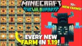 How To FARM EVERYTHING New In 1.19! 10+ New Farms! Minecraft 1.19 Wild Update