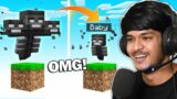 How To Spawn Baby Wither In Minecraft | Baby Mobs