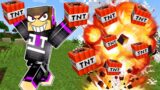 I BLEW UP Sam's Base WITH TNT! | Minecraft