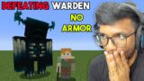 I Defeated 5 Warden Without Any Armor in Minecraft Survival 62