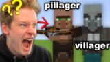 I Fooled my Friend by Swapping Villager & Pillager Textures…