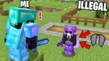 I Scammed ILLEGAL Player And Took His Elytra On The Deadliest Minecraft SMP|| Bhaukaal SMP #9