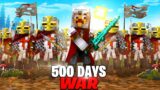 I Spent 500 Days at WAR in Medieval Minecraft (FULL MOVIE)