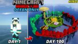 I Survived 100 Days In An OCEAN ONLY World In Minecraft Hardcore!