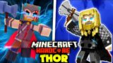 I Survived 100 Days as a THOR in Hardcore Minecraft..