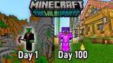 I Survived 100 Days in 1.19 Minecraft