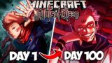 I Survived Minecraft Jujutsu Kaisen for 100 Days As Itadori… This Is What Happened