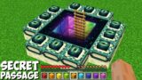 I found SECRET RAINBOW PASSAGE INSIDE THE END PORTAL in Minecraft ! RAINBOW TUNNEL !