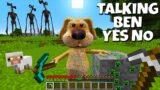 I found a real TALKING BEN in MINECRAFT who tells me WHAT TO DO – Gameplay