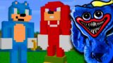 I remade every mob into Sonic characters in Minecraft! (HUGGY REACTS!)