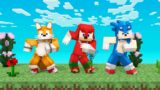 Knuckles + Sonic + Tails Dancing Meme – Good Ending (Minecraft Animation) FNF