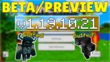 MCPE 1.19.10.21 BETA & PREVIEW WITHER-BOSS CHANGES! Minecraft Pocket Edition Warden Buffed & Changes