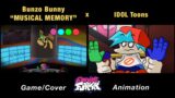“MUSICAL MEMORY” Bunzo Bunny vs BF vs Mommy Long Legs | Poppy Playtime x FNF Animation x GAME