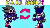Majin Sonic + Soul Tails = Majul Sonils? FNF Swap Characters (Friday Night Funkin Swap Heroes)