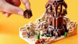 Making a Tiny Minecraft Pillager Outpost – Clay ASMR