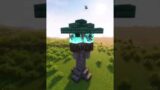 Minecraft: Defense Tower against Mobs | #shorts