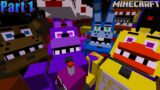 Minecraft FNAF Multiplayer Survival | The Beginning Of The Animatronic Apocalypse! [Part 1]