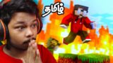 Minecraft NOOB tries Minecraft Parkour for the first time | Minecraft Tamil