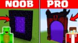 Minecraft NOOB vs PRO: BIGGEST NETHER PORTAL by Mikey Maizen and JJ