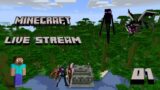 Minecraft Online with Viewers Live Stream Part 1