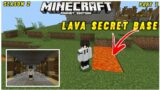 Minecraft Pocket Edition|Build A Lava Secret Base|Season 2 Part 7|Mr SASI|