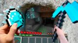 Minecraft RTX in Real Life POV – Realistic Cave in Minecraft Survival vs Real Life Texture Pack