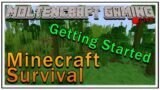 Minecraft Survival | Starting a Fresh World | Episode 1