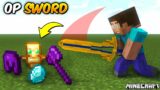 Minecraft but There are CUSTOM SWORDS…